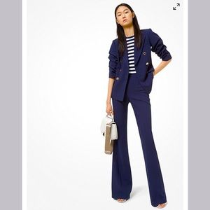 MK COLLECTION Double Crepe Sablé Flared Pants